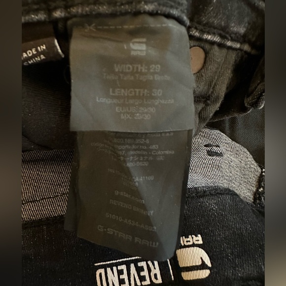 Men’s G Star RAW Revend Skinny Jean - Size 29 x 30 - Picture 6 of 6